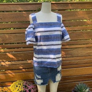 LUCKY BRAND TANK OFF-SHOULDER